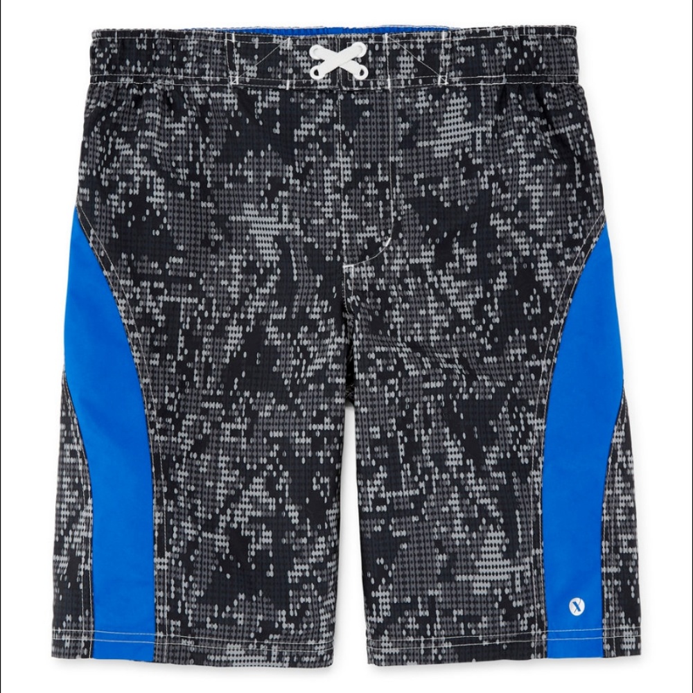 Xersion Boys Camo Swim Trunk size M NEW